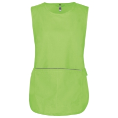 Tunique femme vert lime Kariban – Tablier professionnel