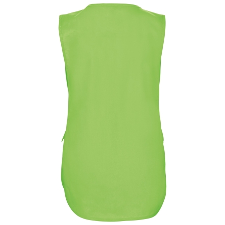 Tunique femme vert lime Kariban – Tablier professionnel – vue 2