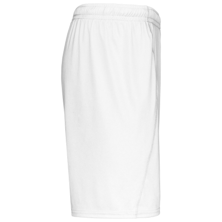 Short de sport Blanc PROACT® – Polyester léger 140 g/m² – vue 3