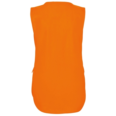 Tunique femme de travail Orange Kariban – Tablier pro – vue 2