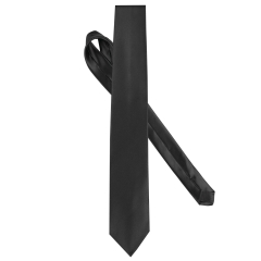 Cravate satinée Noire – Kariban | Accessoire Corporate