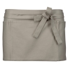 Tablier coton court beige Kariban – 5 poches personnalisable