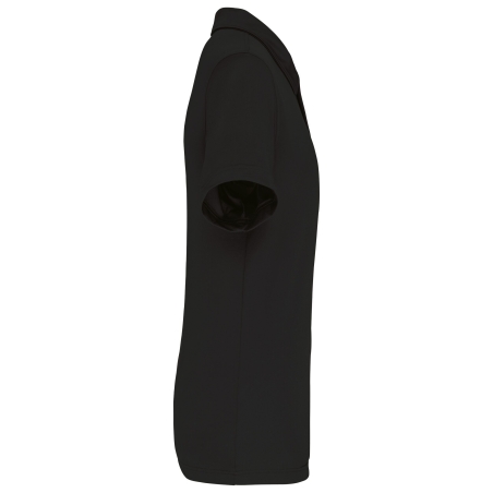 Polo sport manches courtes noir PROACT® – Léger et respirant – vue 3