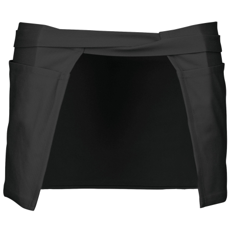 Tablier coton court gris Kariban – Professionnel 280 g/m² – vue 2