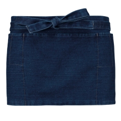 Tablier coton court Denim Kariban – Bleu