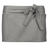 Tablier court coton gris Kariban – 5 poches 280 g/m²