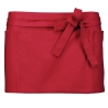 Tablier coton court Rouge Kariban – 5 poches & 280 g/m²