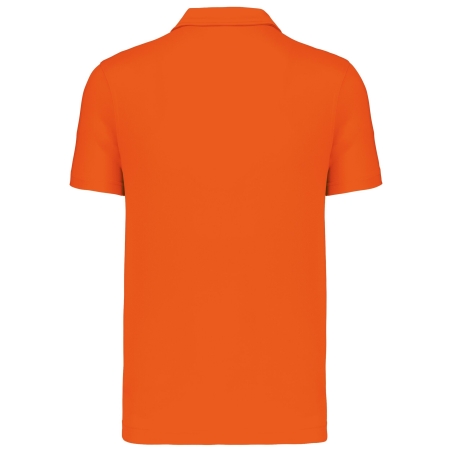 Polo Sport Manches Courtes Orange PROACT® – Personnalisé – vue 2