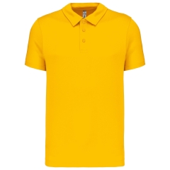 Polo sport manches courtes Jaune PROACT® – Personnalisable