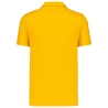 Polo sport manches courtes Jaune PROACT® – Personnalisable – vue 2