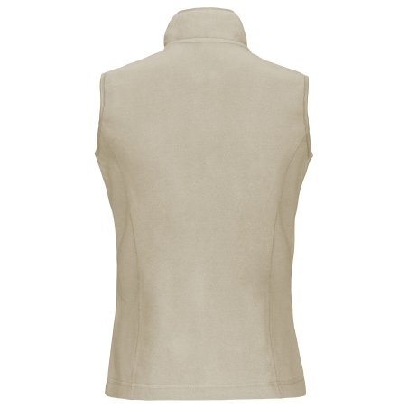 Bodywarmer micropolaire femme Kariban – Beige – vue 2