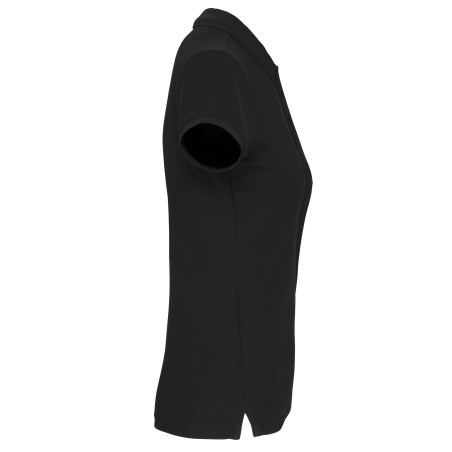 Polo piqué performance femme Noir PROACT® – 180 g/m² – vue 3