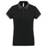 Polo piqué performance femme Noir PROACT® – 180 g/m²
