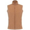 Bodywarmer micropolaire femme Marron (Camel Heather) Kariban