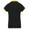 Polo piqué performance femme Noir PROACT® – 180 g/m² – vue 2