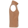 Bodywarmer micropolaire femme Marron (Camel Heather) Kariban – vue 3