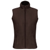 Bodywarmer micropolaire femme Marron Kariban – 280 g/m²