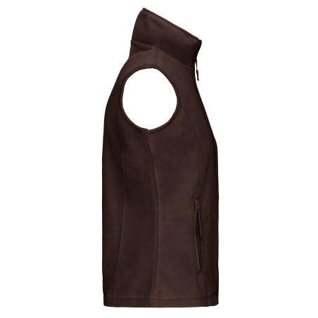 Bodywarmer micropolaire femme Marron Kariban – 280 g/m² – vue 3