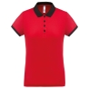 Polo Piqué Performance Femme Rouge PROACT® – Personnalisé