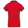 Polo Piqué Performance Femme Rouge PROACT® – Personnalisé – vue 2