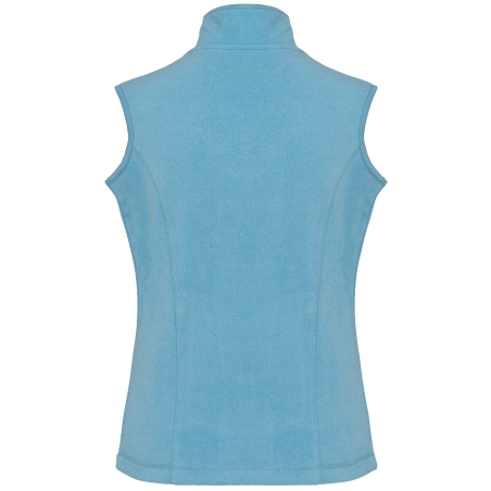 Bodywarmer micropolaire femme Kariban – Bleu chiné – vue 2