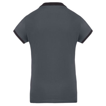 Polo Piqué Performance Femme Gris PROACT® – Coupe Droite – vue 2