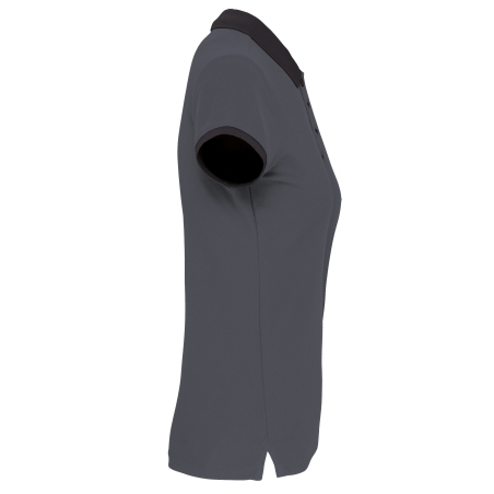 Polo Piqué Performance Femme Gris PROACT® – Coupe Droite – vue 3