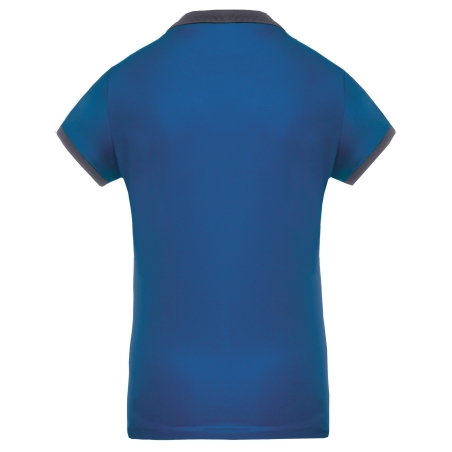 Polo Piqué Performance Femme Bleu Royal PROACT® – vue 2