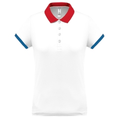 Polo Piqué Performance Femme Blanc PROACT®