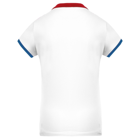 Polo Piqué Performance Femme Blanc PROACT® – vue 2