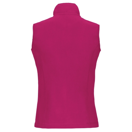 Bodywarmer micropolaire femme Kariban – Fuchsia – vue 2
