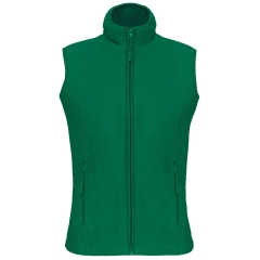 Bodywarmer micropolaire femme Kariban – Vert Kelly Green
