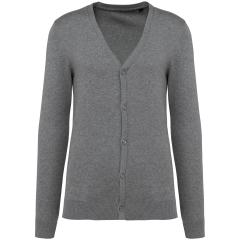 Cardigan Supima® Homme Gris Chiné – Kariban Premium