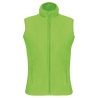 Bodywarmer micropolaire femme Vert lime Kariban