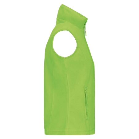 Bodywarmer micropolaire femme Vert lime Kariban – vue 3