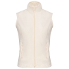 Bodywarmer micropolaire femme Beige Kariban – Coupe cintrée
