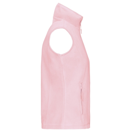 Bodywarmer micropolaire femme Rose Pale Pink Kariban – vue 3