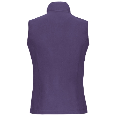 Bodywarmer micropolaire femme Kariban – Violet – vue 2