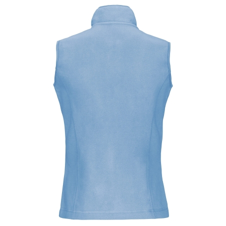 Bodywarmer micropolaire femme Kariban – Ciel – vue 2