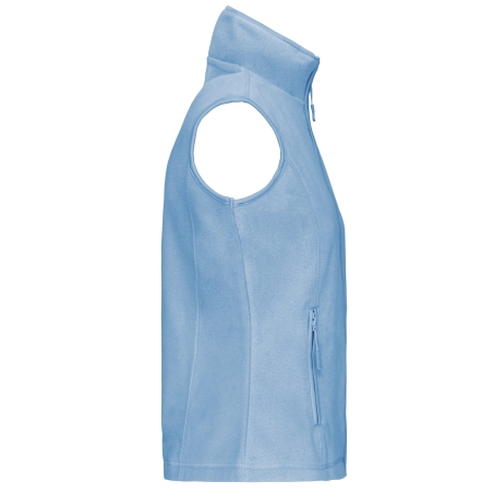 Bodywarmer micropolaire femme Kariban – Ciel – vue 3
