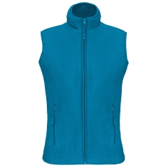 Bodywarmer micropolaire femme Kariban Bleu (Tropical Blue)