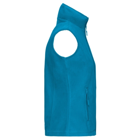 Bodywarmer micropolaire femme Kariban Bleu (Tropical Blue) – vue 3