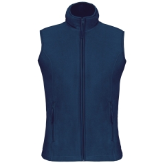 Bodywarmer micropolaire femme Bleu True Indigo Kariban