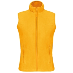 Bodywarmer micropolaire femme Kariban – Jaune