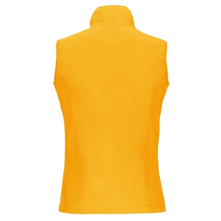 Bodywarmer micropolaire femme Kariban – Jaune – vue 2