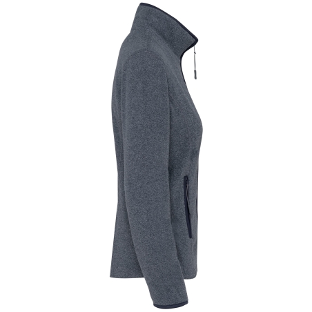 Veste micropolaire zippée femme Marine – Kariban – vue 3