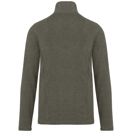 Veste micropolaire zippée femme Vert Green Marble Heather Kariban – vue 2
