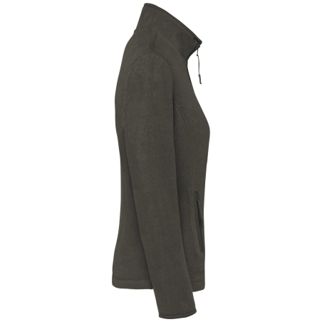 Veste micropolaire zippée femme Vert Olive Kariban – vue 3