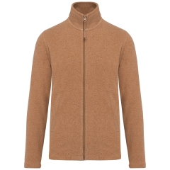 Veste micropolaire zippée homme Kariban – Coloris Marron