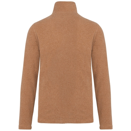 Veste micropolaire zippée homme Kariban – Coloris Marron – vue 2